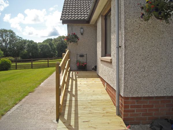Cost of Hardwood Ramp Installation in West Bloomfield
