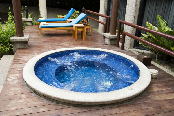 Hot Tub Deck Construction in West Bloomfield
