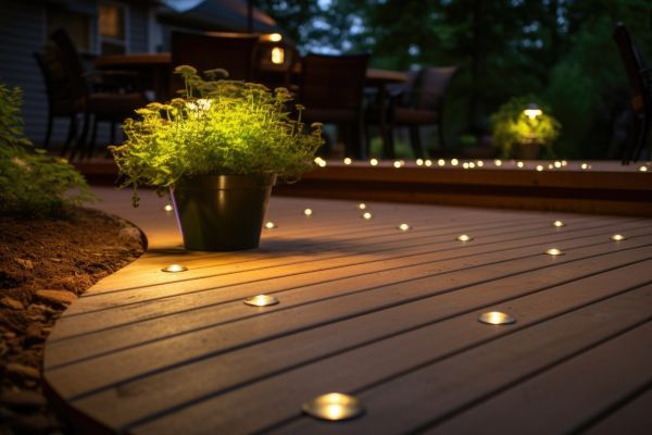 Ground Level Deck Construction in West Bloomfield